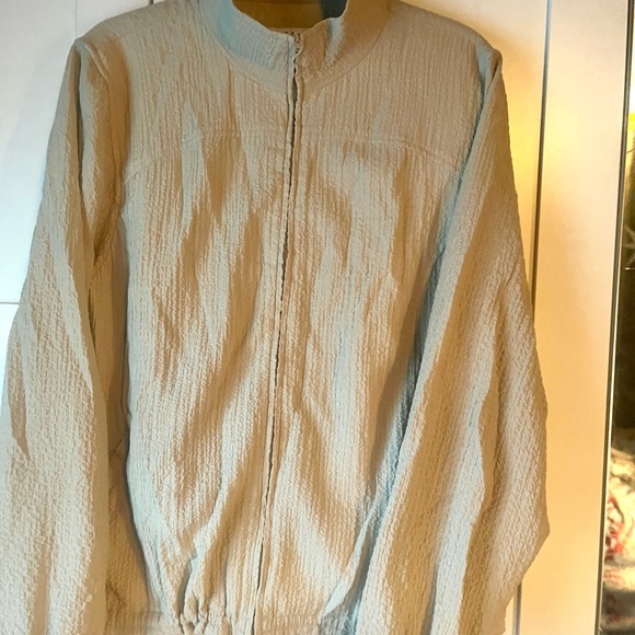 Orvis Taupe Lightweight Crinkle Jogging Set - Picture 1 of 4